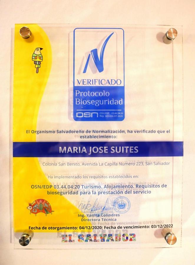Maria Jose Suites San Salvador Zewnętrze zdjęcie